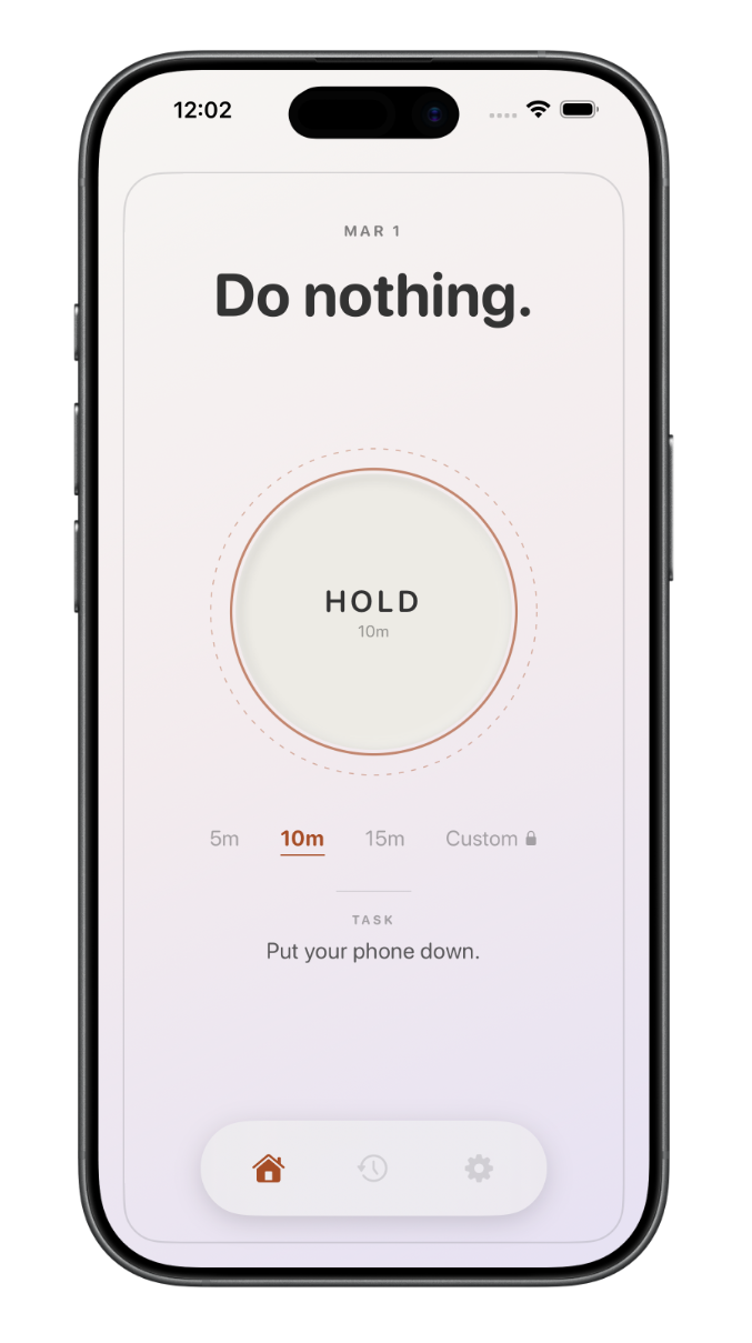 Get Bored app interface